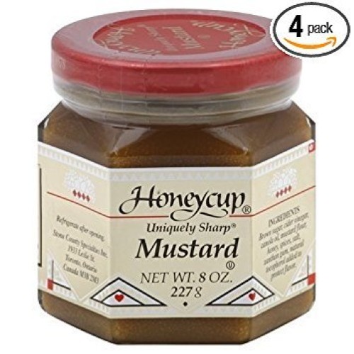 Honeycup Mustard 4 Pack 8Oz Each