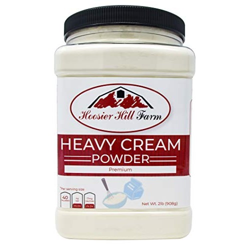 Heavy Cream Powder Jar, Hoosier Hill Farm 2 Lbs Gluten Free An