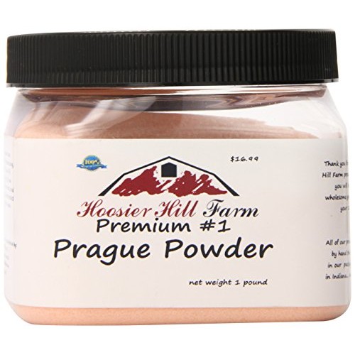 Hoosier Hill Farm Prague Powder Curing Salt, Pink, 1 Pound