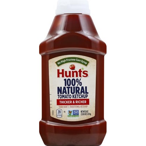 Hunts All Natural Tomato Ketchup, 38 Oz