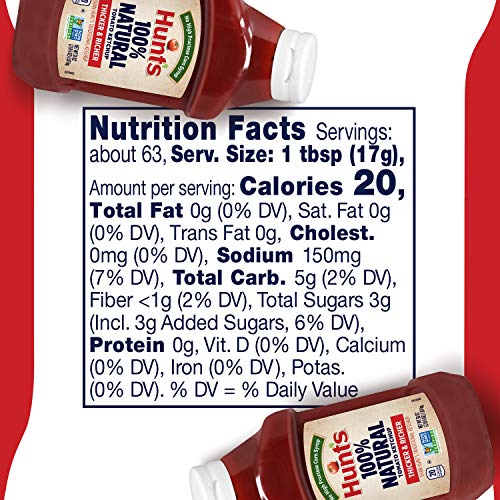 Hunts All Natural Tomato Ketchup, 38 Oz