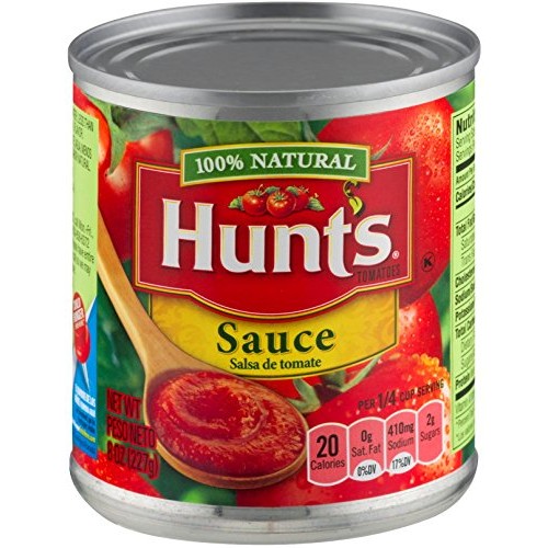 Hunts Tomato Sauce, 8 Oz Can Pack Of 3232