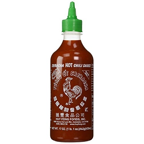 Huy Fong - Sriracha Hot Chili Sauce Net Wt. 17 Oz. - 3 Pack