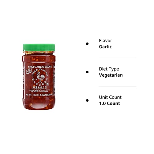 Huy Fong Chili Garlic Sauce, 8 oz - 3 pack