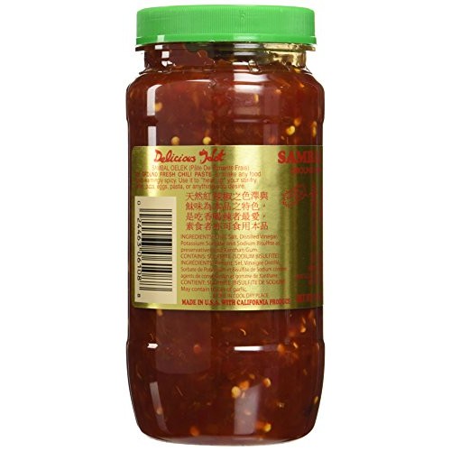 Huy Fong Foods Sambal Oelek Ground Fresh Chili Paste, 18 Ounce