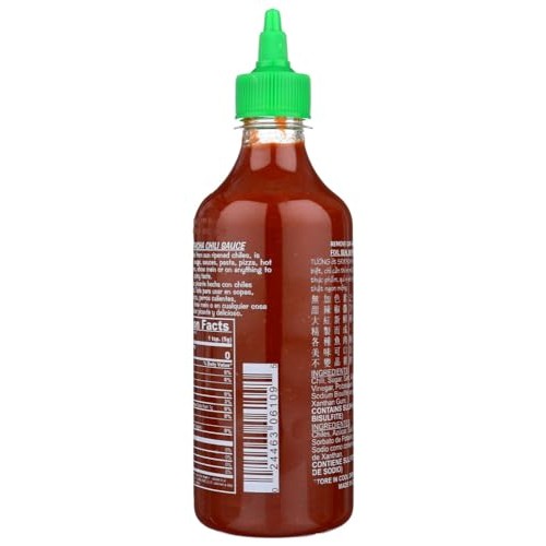 Huy Fong Foods Sriracha HOT Chili Sauce (Pack of 2) 17 oz Size