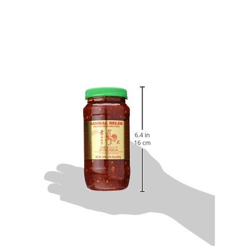 Huy Fong Sambal Oelek Chili Paste, 18 Ounce - SET OF 4