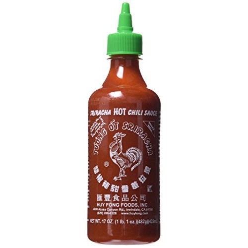 Huy Fong, Sriracha Hot Chili Sauce, 17 Ounce Bottle Pack Of 2