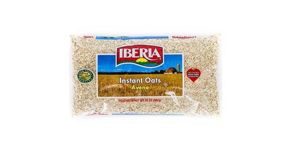 Iberia Oats Instant Oatmeal, Breakfast Cereal, High Fiber,