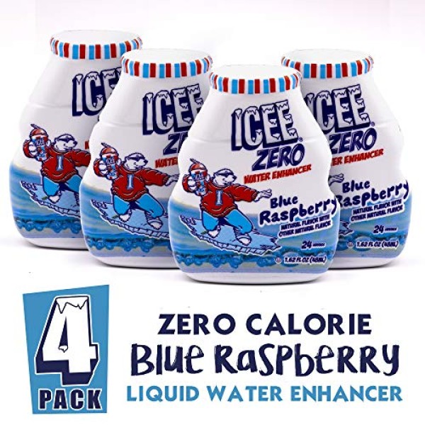 Icee Zero Calorie Blue Raspberry Liquid Water Enhancer Drink 8552