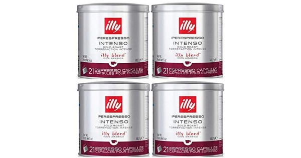 illy iperEspresso Capsules Dark Roasted Coffee, 5-Ounce