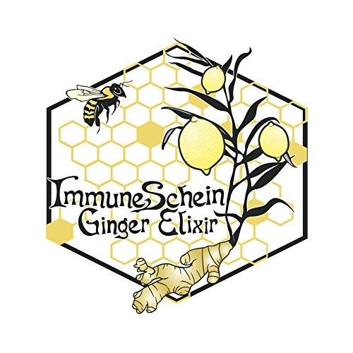 ImmuneSchein Turmeric Ginger Elixir Shots - Handcrafted from Org...