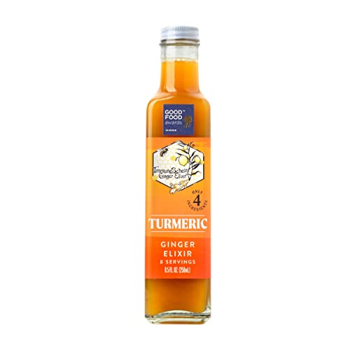 ImmuneSchein Turmeric Ginger Elixir Shots - Handcrafted from Org...