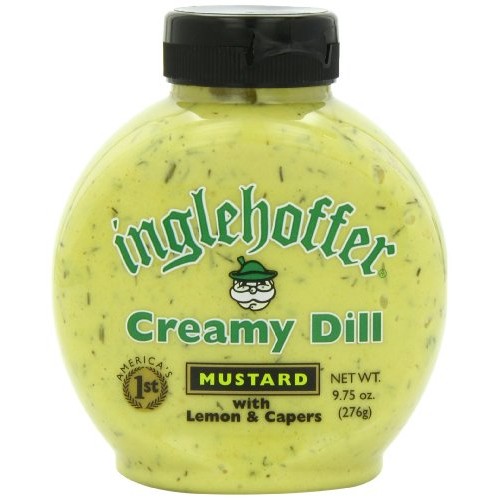 Inglehoffer Creamy Dill Mustard With Lemon &Amp; Capers, 9.75 Ounce