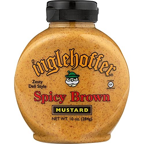 Inglehoffer - Mustard Spicy Brown Squeeze - Case of 6-10 Oz