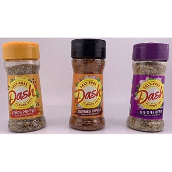 Mrs. Dash Salt Free Seasoning Blends Variety 3 Pack - Original, Garlic &  Onion