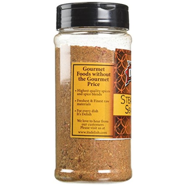 Steak Grill Seasoning By Its Delish 7 Oz Medium Jar 