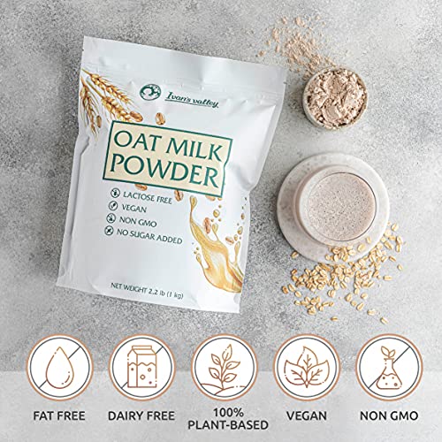 Natural Oat Milk Powder Unflavored - [1 Pack] - Plant-Based Unsw