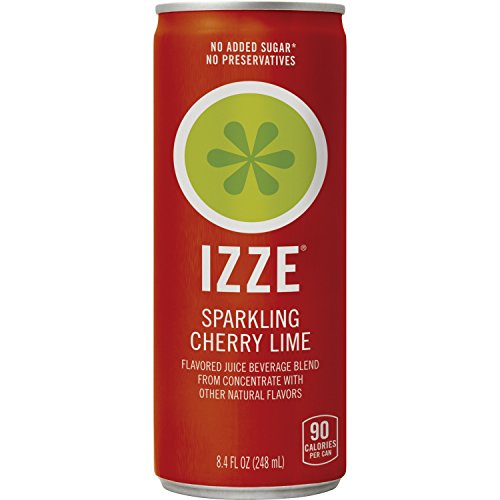 Izze Sparkling Juice, 4 Flavor Sunset Variety Pack, 8.4 Fl Oz P...