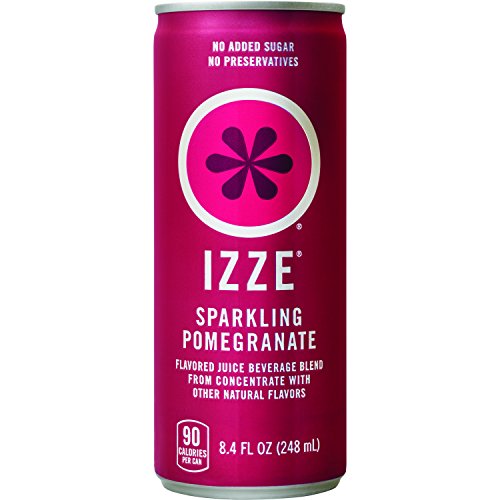 Izze Sparkling Juice, 4 Flavor Sunset Variety Pack, 8.4 Fl Oz P...