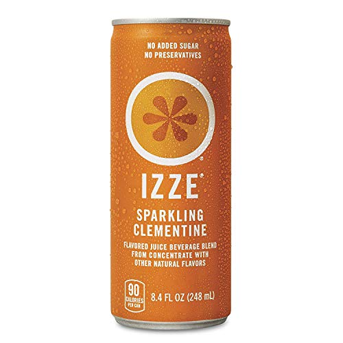 Izze Sparkling Juice, Clementine, 8.4 Fl Oz 12 Count