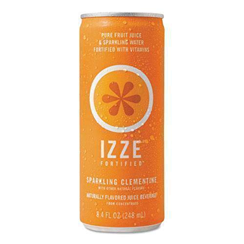 Izze Sparkling Juice, Clementine, 8.4 Fl Oz