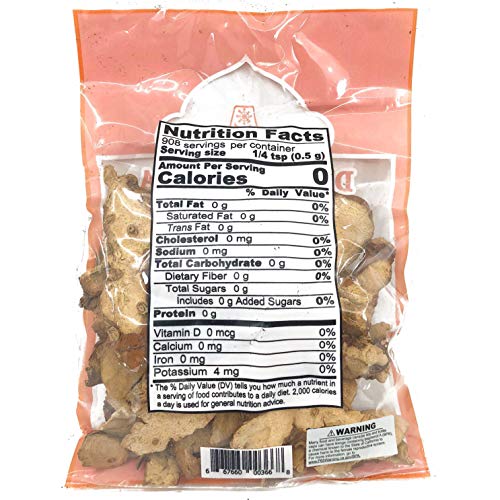 Sliced Dried Galangal Root 7 Ounces Product Of Thailand