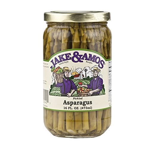 Jake &Amp; Amos Pickled Asparagus 16 Oz. 3 Jars - Vegan, Non-Gmo -