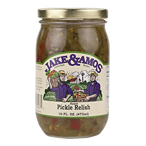 Jake &Amp; Amos Sweet Pickle Relish 16 Oz. 3 Jars