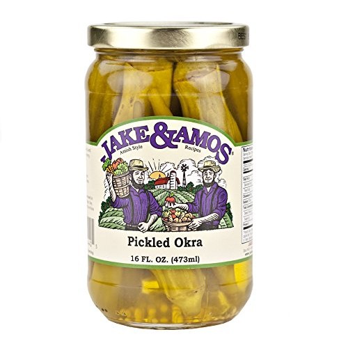 Jake &Amp; Amos Pickled Okra 16 Oz. Jar 2 Jars