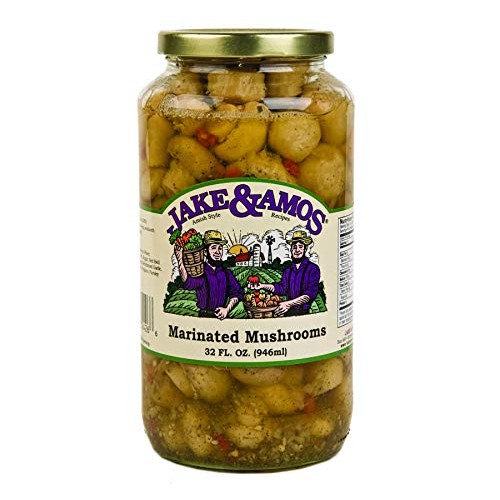 Jake &Amp; Amos Marinated Mushrooms 32 Oz. Jar 2 Jars