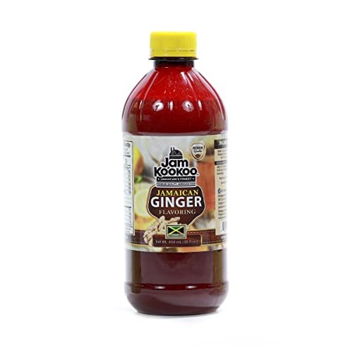 Jam KooKoo Jamaican GInger Flavor Juice for Mix, 16 floz