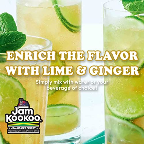 Jam Kookoo Jamaican Lime Ginger Juice Mix 16 Fl Oz