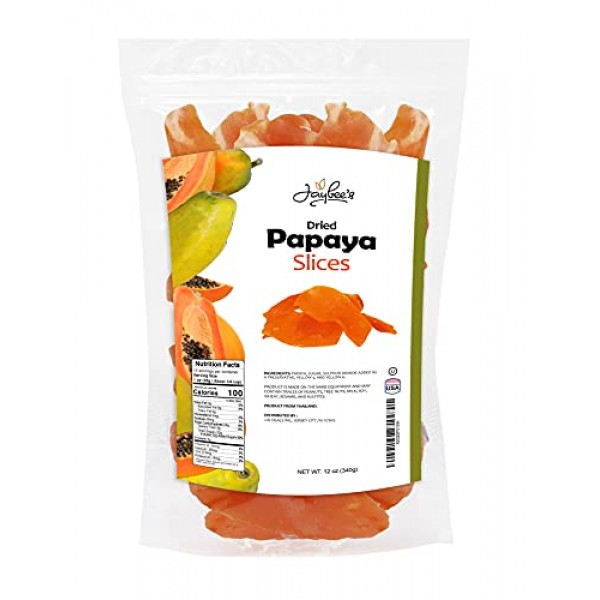Jaybee's Nuts and Dried Fruits - Dried Papaya Slices