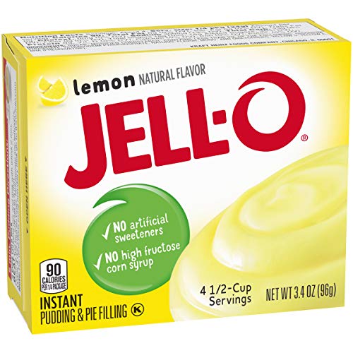 Jell-O Lemon Instant Pudding &Amp; Pie Filling, 3.4 Oz 96G 3-Pack