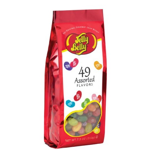 Jelly Belly 49 Assorted Jelly Bean Flavors - 7.5 Ounce Giftbag -