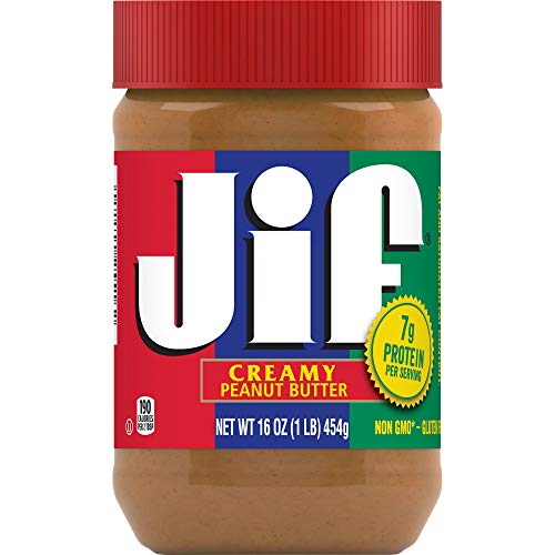 Jif Creamy Peanut Butter, 16 Ounces Pack Of 6, 7G 7% Dv Of P