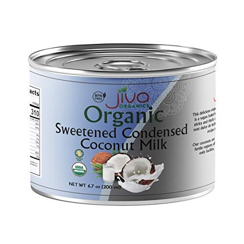 Jiva Organic Sweetened Condensed Coconut Milk 6.7 Ounce Pack Of