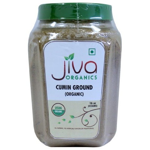 Jiva Usda Organic Cumin Powder 1Lb 16Oz - Packaged In Resealab