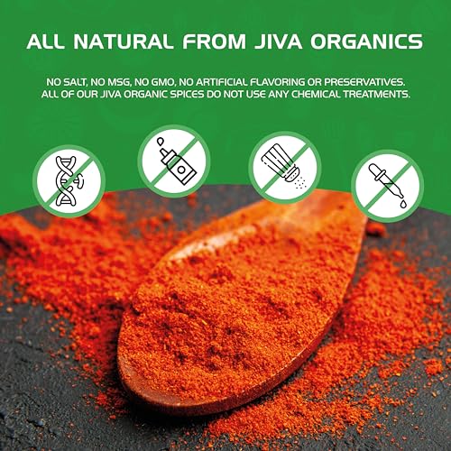 Jiva Organics Organic Red Chili Powder 7 ounce Bag - Extra Hot, ...