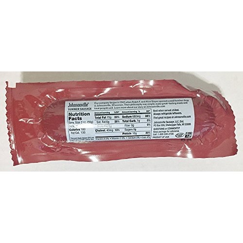 12Oz Johnsonville Beef Summer Sausage, Pack Of 2