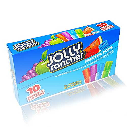 Jolly Rancher Freezer Pops 10 Ct Package Pack of 10