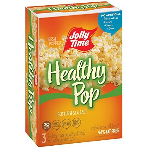 Jolly Time Healthy Pop Butter | Low Calorie Lightly Buttered Mic