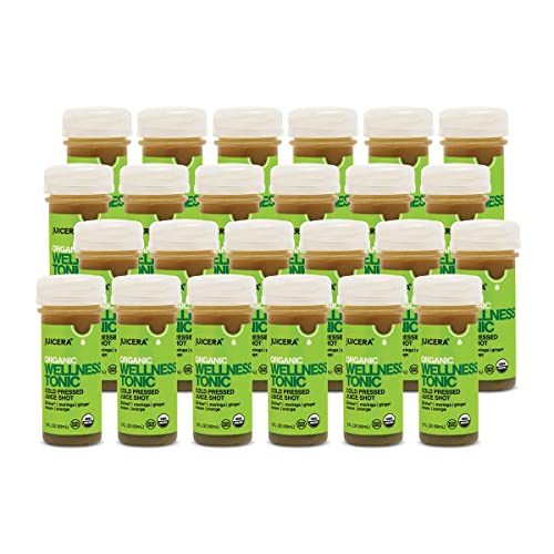 JUICERA Wellness Tonic Green Wellness Shots - Organic Cold Press...