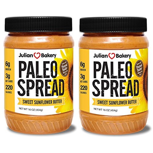 Paleo Spread 2 Pack Sweet Organic Sunflower Butter Nut-Free