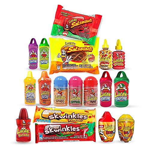 Lucas Ultimate Candy Assortment Premium Mexican Candy 18 Count