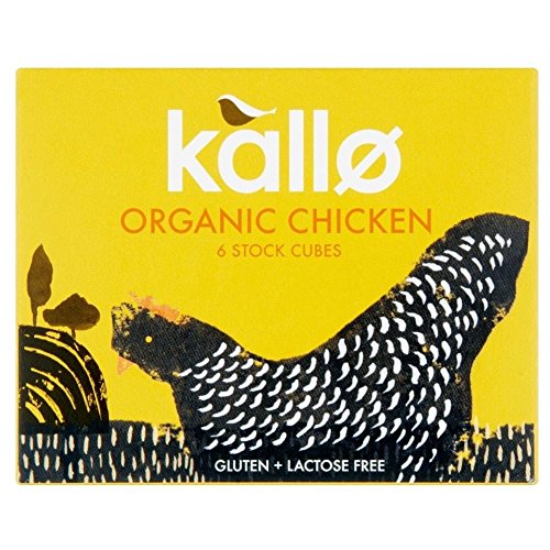 Kallo Organic Free Range Chicken Stock Cubes 6X11G