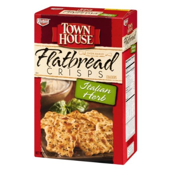 Keebler Town House Italian Herb Flatbread Crisps Crackers   Keebler Town House Italian Herb Flatbread Crisps C 0 600x600 