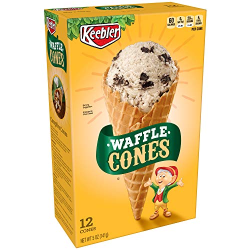 Keebler Ice Cream Cones, Waffle, 12 Count Box, 5 Ounce