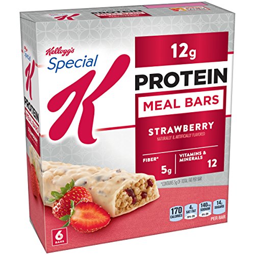 Kelloggs Special K Protein Meal Bars, Strawberry, 6 Count Box